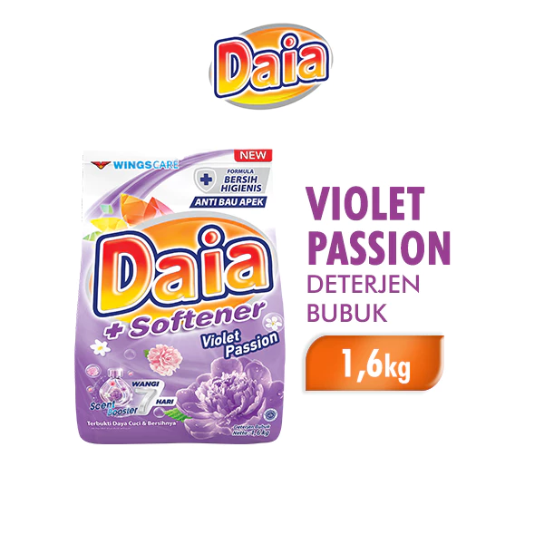 DAIA Deterjen Bubuk Violet 1 6 Kg RACUN SHOPEE