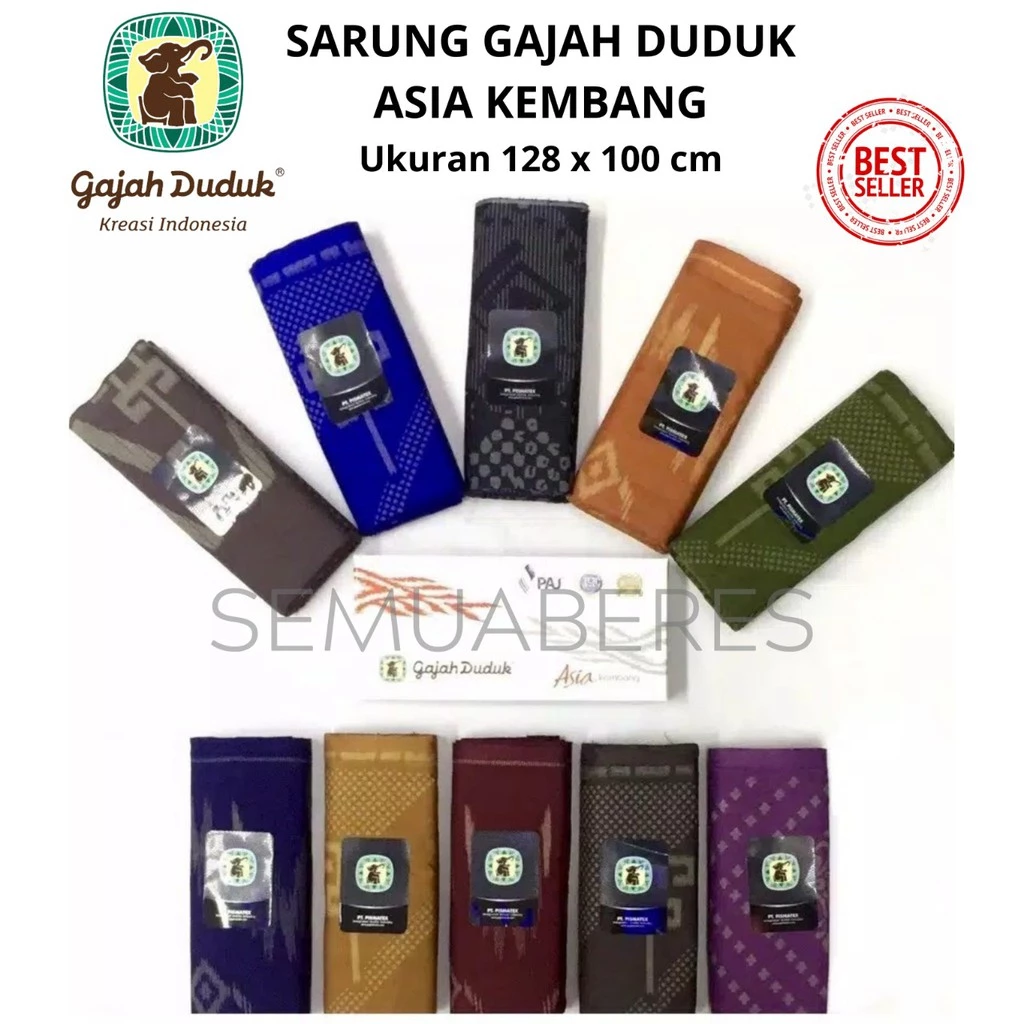 Sarung Gadjah Duduk Kembang harga murah untuk sedekah