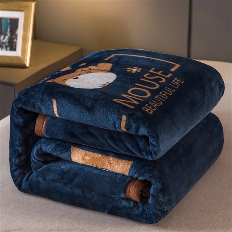 Selimut Bulu Dewasa/karakter Size 140x200/150x200 Import termurah New