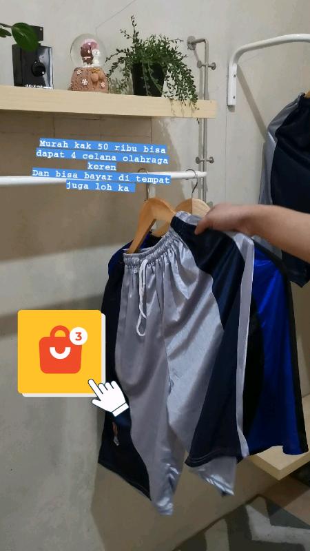 Paket termurah nya ka 50 ribu dapat 4 celana SEKEREN ini, pinggang karet dan ada tali serutnya#celanakolorparagon #celanakoloranak #celanakolorpria #