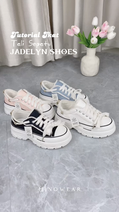 Spill tutorial ikat tali sepatu Jadelyn #sepatucanvas #sneakerswanita #sepatuwanita #tutorialikattalisepatu #caraikattalisepatu
