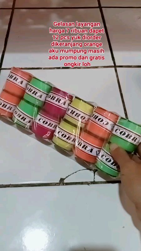 Gelasan layangan lusinan #gelasanlayangan #layangan #RacunShopee #ShopeeLook #SpillBawaBerkah #ViralDiShopeeVideo