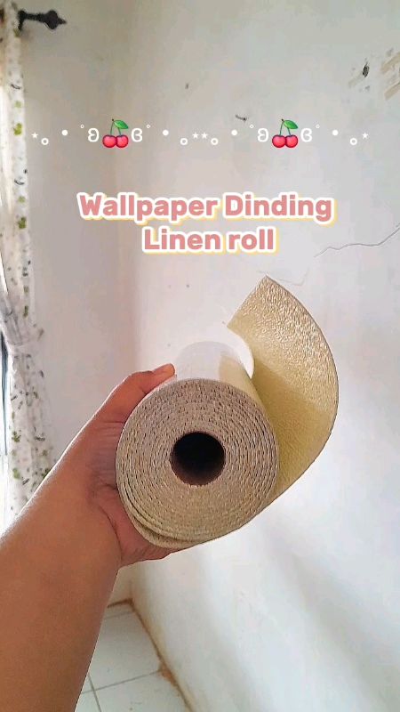 Wallpaper linen roll #wallpaperdinding #wallpaperlinen #RacunShopee #SpillRacunShopee #ViralDiShopeeVideo #GratisOngkirRP0 #DiskonRacunShopee