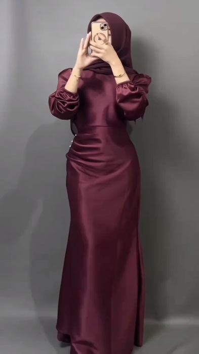 Dress satin cantik😍#dresskondangan #dresswanita #dresssatin #satinskirtoutfit #bridesmaid #gauncantik #OOTDFashionShopee #22bigsale #fyp