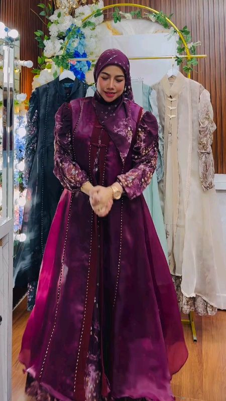#gamispremium #gamismewah #gamislebaran #dresslebaran #bajumewah #gamiskondangan #gamissetjilbab #dreskondangan #RacunShopeeCheck #RacunShopee #gamis