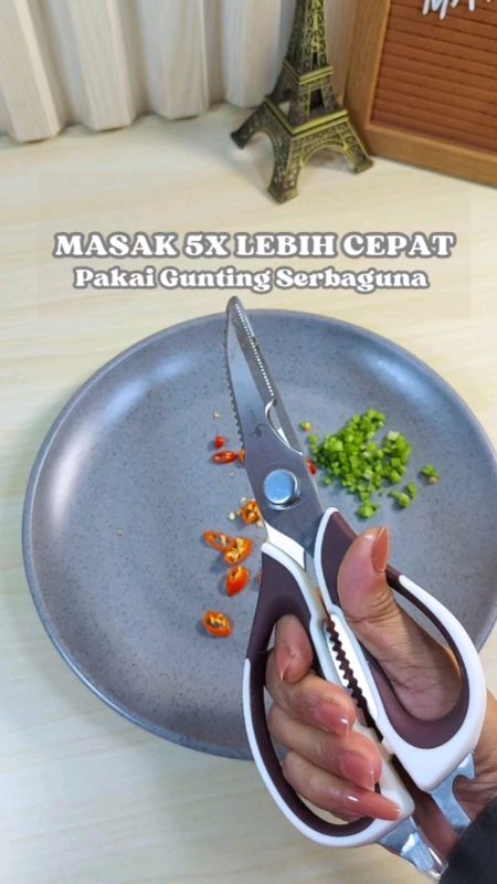 Gunting Serbaguna bikin masak jadi lebih praktis #guntingdapurserbaguna #guntingdapur #RacunShopee #SpillRacunShopee