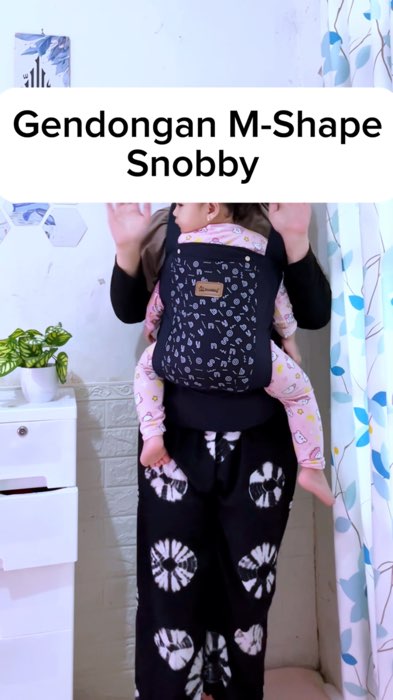 Gendongan M-Shape Snobby #gendonganmshape #gendongandepan #gendongansnobby #RacunShopee #ViralDiShopeeVideo #PejuangRupiah #PromoNonStop #ShopeeCOD