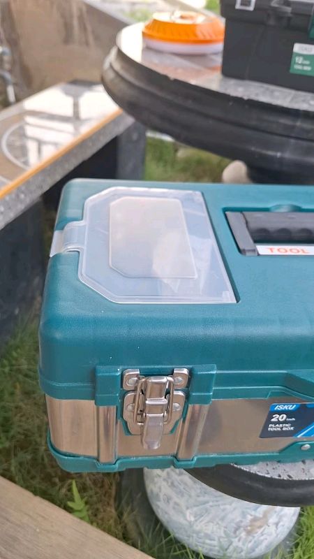 ISKU Tool box Besar 20 Inch Box Alat Perkakas Tool Box Bahan Stainless Steel Kotak Perkakas