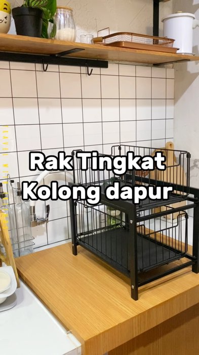 Rak kolong dapur #rakserbaguna #rakkolongdapur #RacunShopee #Diskon50Persen #rakdapur