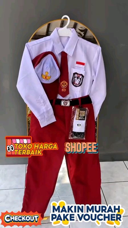 seragam sekolah Anak SD laki laki #seragamsekolahAnakSDlakilaki #ayocheckoutdishopee #HanyaDiShopeeChek🗣️🗣️🛒🥳 #tokohargaterbaik