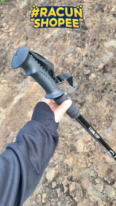 Trail Top Tracking Pole Lipat Tongkat Gunung Trekking Hiking #fyp #afiliateshopee #RacunShopee