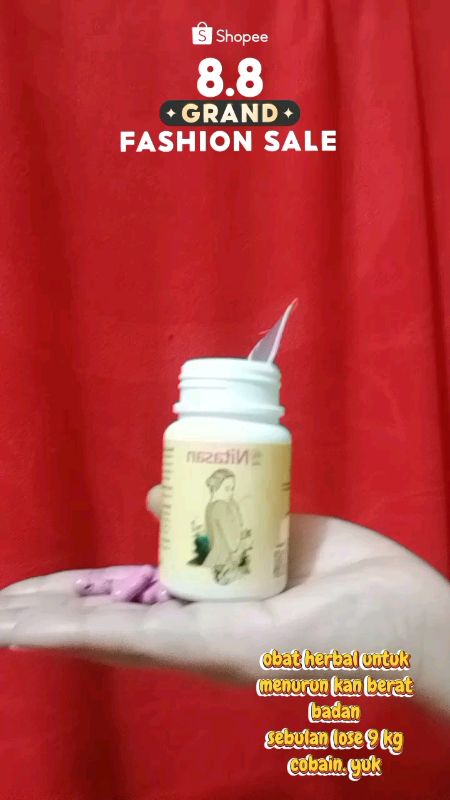pelangsing ampuh #nitasan #nitasanherbalalami #DiskonRacunShopee #Diskon50Persen #PromoNonStop