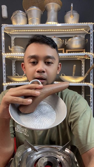 Cobek almunium garut gratis ulekan#cobek