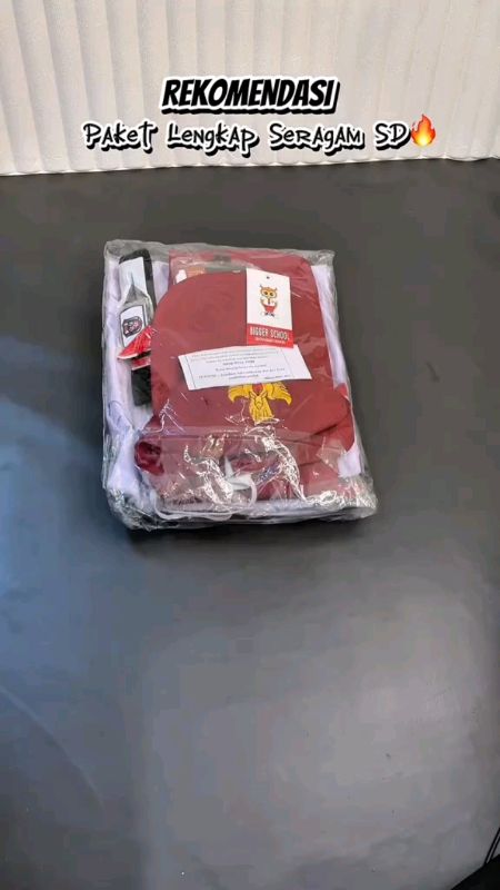Seragam super lengkap Anak SD perempuan #SeragamSD #seragamsdperempuan #seragammerahputih #seragamanaksd #seragamsekolah #RacunShopee