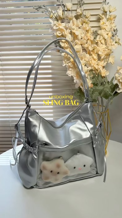 #slingbag #tasselempang #taswanita #tasransel #racunshopeee #RacunShopeeCheck