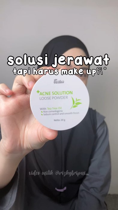 solusi buat yang lagi jerawatan #bedak #bedaktabur #bedakmurah #bedakviral #bedakjerawat #acnesolution #loosepowder #fanbo #TermurahDiShopee