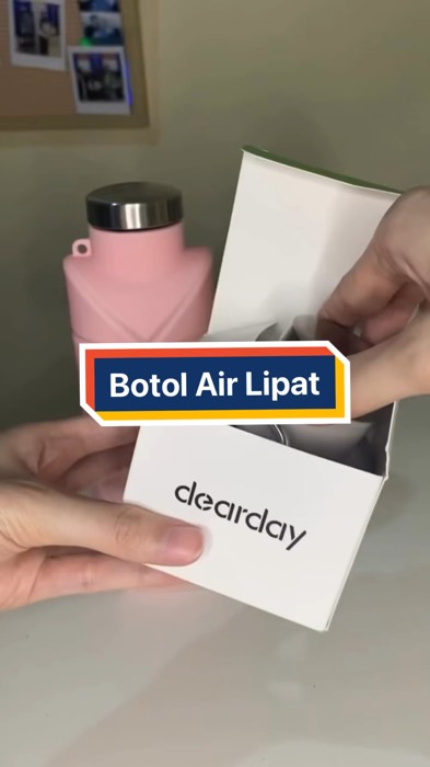 Botol Air Lipat#RacunShopee #ShopeeCOD #TermurahDiShopee #PromoNonStop #botolairlipat