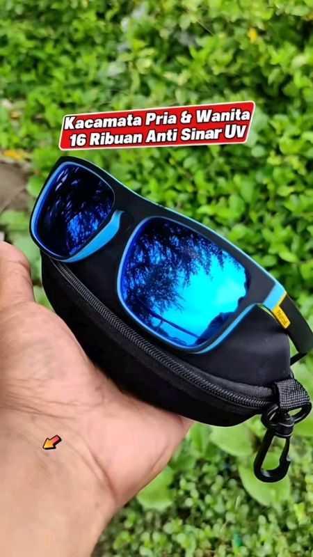 Kacamata Olahraga Pria Wanita #kacamata #kacamataantiradiasi #kacamatafashion #kacamataolahraga #FashiondiShopee #TermurahDiShopee