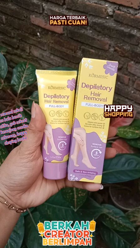 penghilang bulu#RacunShopee #GratisOngkirRP0 #fyp #ViralDiShopeeVideo #perontokbulu#kormesic#hairremoval