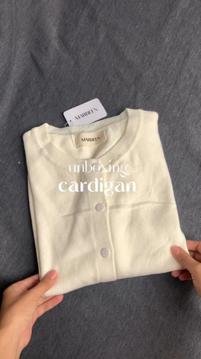lembut dn wangi bgt?#cardiganrajut #cardigankorea #ootdcardigan #mardeen