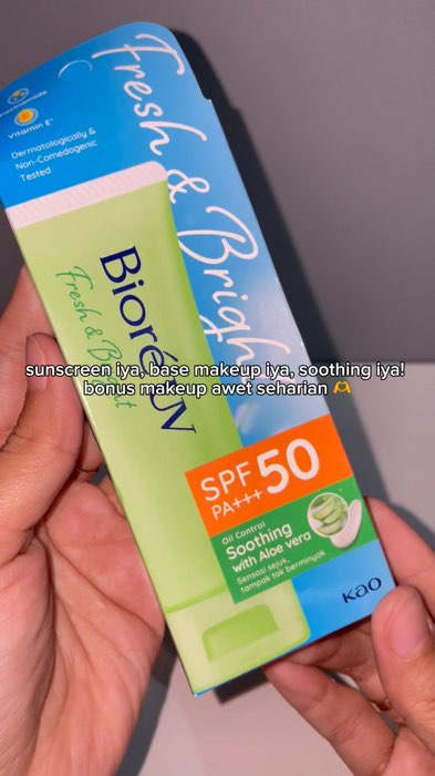 sunscreen iya, base makeup iya, shooting iya! #bioresunscreen