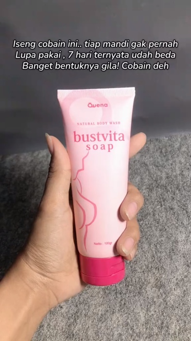 QUENA Paket Sabun Pembesar Payudara 100% Ampuh Permanen Bustvita Soap & Gel Original 100% Ori #RacunShopeeCheck #payudara #payudaraindah #RacunShopee