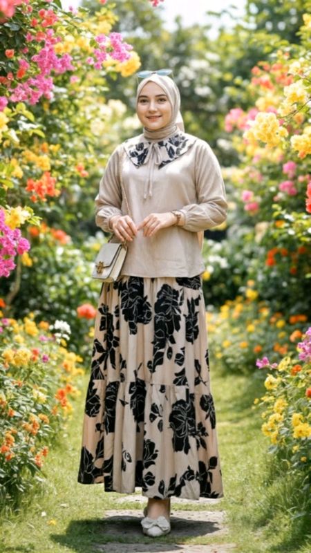 PRILLY SETROK VIRAL SETELAN ROK WANITA TERBARU ONESET BUSUI SETELAN MUSLIMAH KEKINIAN #setelanwanita #RacunShopee #OOTDFashionShopee