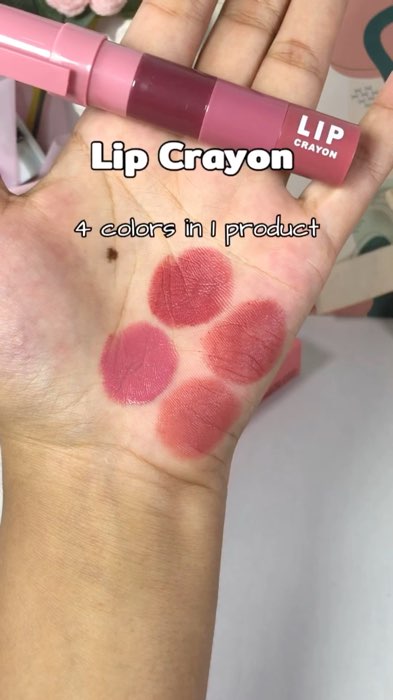 Dapat 4 warna #cappuvini #cappuvinilipcrayon #lipcrayonmurah #BadaiTapiBudget #racunshope #DiskonRacunShopee