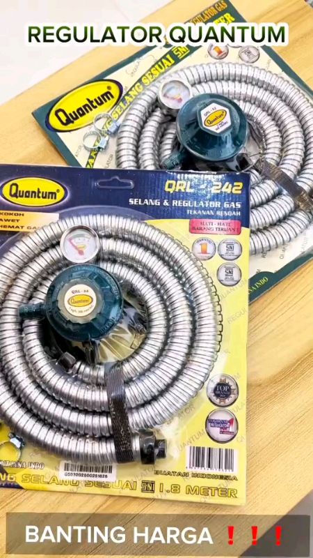 regulator selang gas kuantum#regulatorgasantibocor#regulatorgas#regulatorkompor#antibocor#shopeevideo#ShopeeCOD#shopecodberkah🥰🥰🥳🥳🥳#