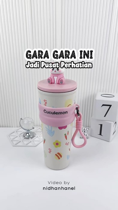 Tumbler Gemes Tahan Panas Dingin #RacunShopee #SpillRacunShopee #ShopeeCOD  #tumblercuculemon #tumbleraestethic #tumblerlucu #tumblergemes #tumbler