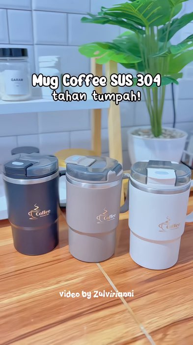 Mug coffee stainless steel 304 #mugcoffee #mugstainlesssteel #mugplastik #mugteh #tumbler #TermurahDiShopee #RacunShopee #Diskon50Persen #Diskon40RB