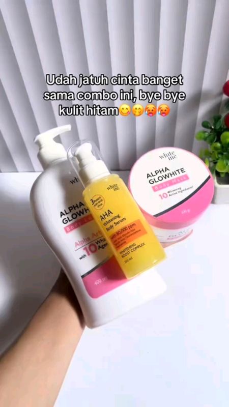 400ml] WHITE INC Alpha Glow White Body Lotion Whitening & Moisturizing | Body Crea...#alphaglowhite #bodylotion #RacunShopee #ShopeeFashionHaul