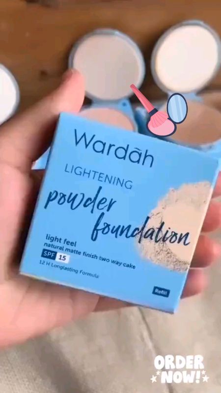 Wardah Lightening Powder Foundation Light Fee 12g - Bedak Padat | Ayah Bunda #RacunShop #GratisOngkirRP0 #ShopeeCOD
