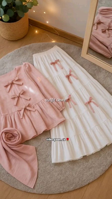 oneset outfit wanita cute style 3in1 #onesetkekinian #setelanwanita #shopeevideo #OOTDFashionShopee #RacunShopee