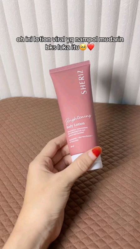 SHERIZ BRIGHTENING BODY LOTION #RacunShopee #berandashoopee #fypshopeevideo