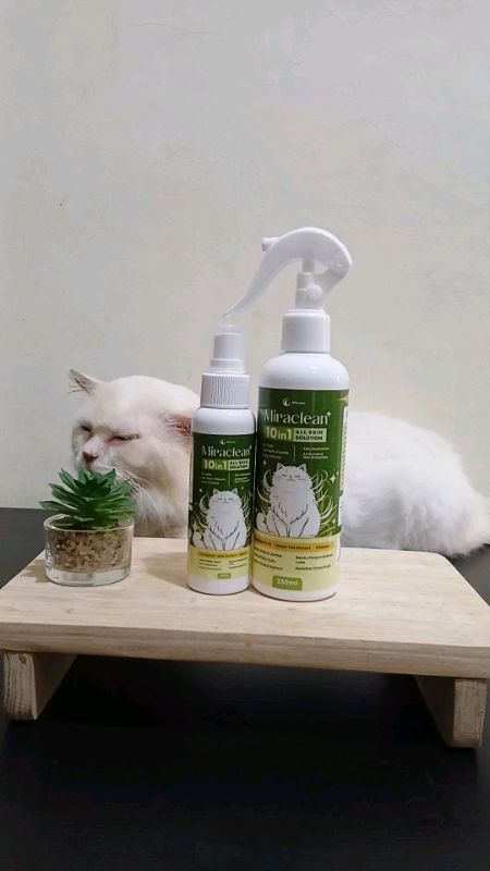 Solusi lengkap atasi masalah kulit dan anabul sekaligus perawatan bulu harian 😻 @olive.care  #miraclean #miracleanolivecare #olivecare