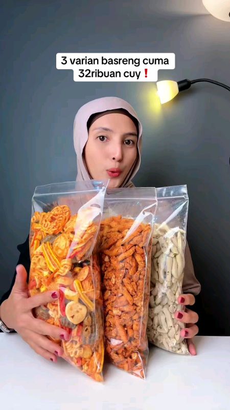 bundling hemat beli 1 dapat 3 usus basreng#RacunShopee #ShopeeLook #RacunShopeeCheck