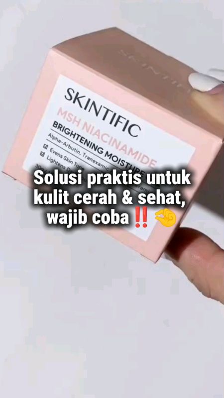 solusi kulit tetap cerah & sehat #SpillRacunShopee #PromoNonStop #skintificmoisturizer #skintificmshniacinamide #moisturizergel #skintific