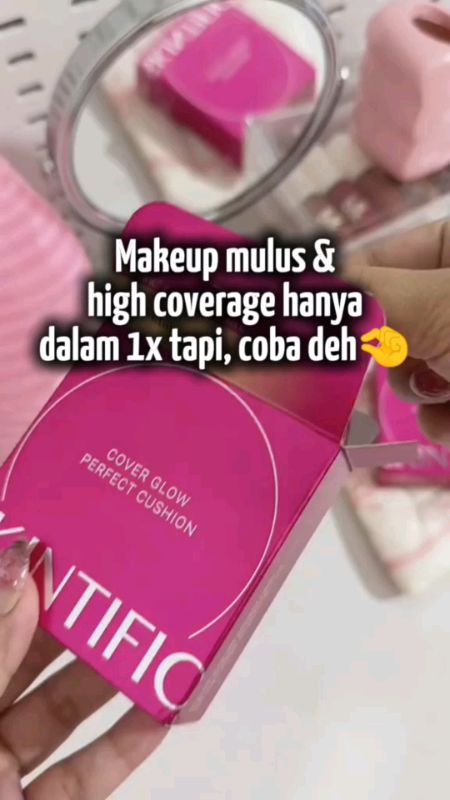 flawless & tahan lama #RacunShopee #SpillRacunShopee #PromoNonStop #skintificcushioncoverage #skintificcushionpink #skintificcushion #cushionskintific