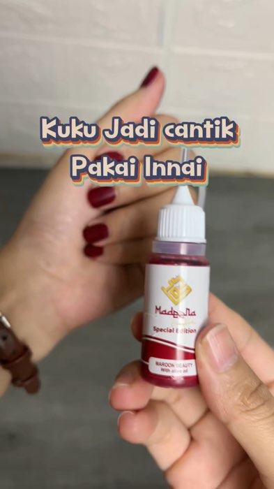 Kuku jadi cantik, tapi sah buat wudhu #innaikuku #innai #innaimuslimah #innaimadeena #innaikukuhalal #innaiviral