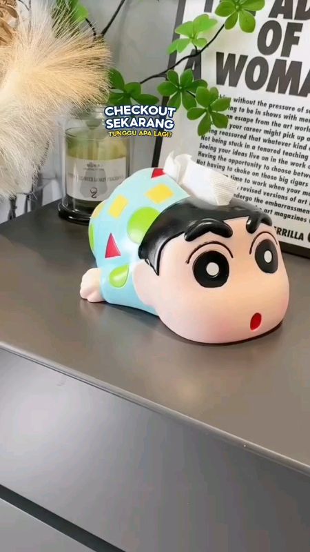 Kotak tissue Shinchan gemeesss lucu. #kotaktissue #kotaktissueasthetic #shinchanlover #RacunShopeeAksesoris