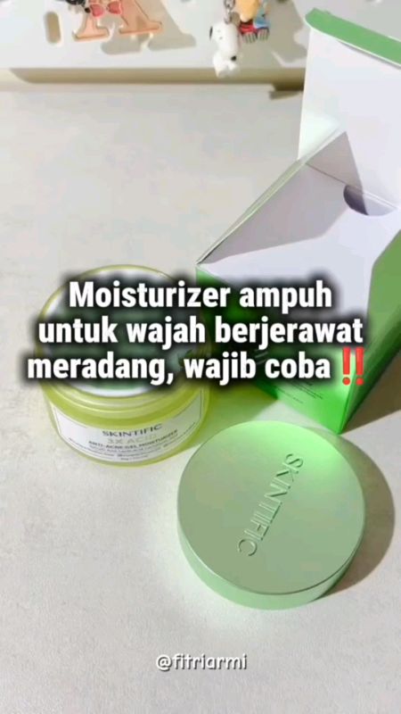 kulit berjerawat coba moist ini #SpillRacunShopee #skintific3xacidantiacnegelmoisturizer #skintific3xacid #skintific3xacidantiacnegelmois