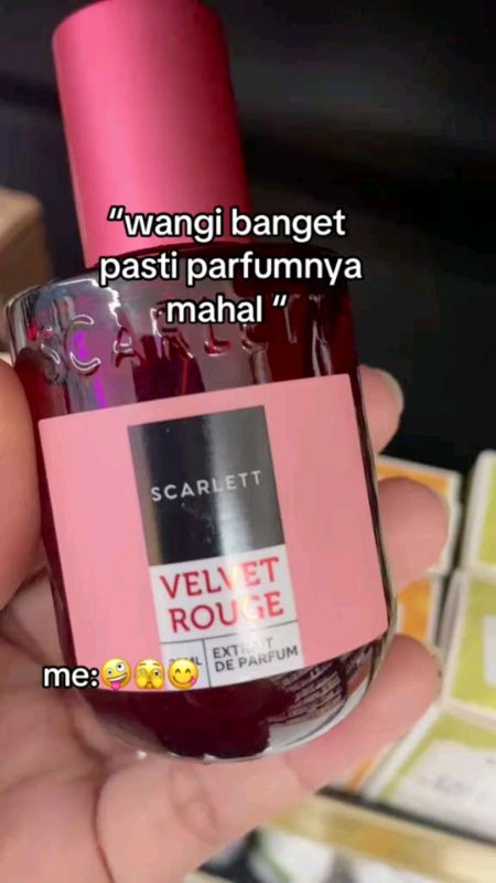 Parfum scarlett whitening velvet rouge #parfumviral #scarlettwhitening #RacunShopee #SpillRacunShopee #fyp