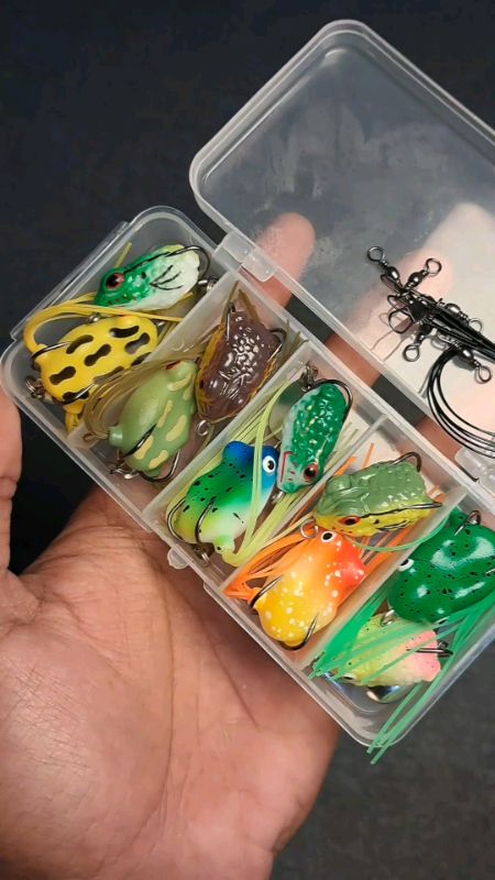 10pcs set soft frog killer untuk casting ikan gabus #alatpancing #RacunShopee #umpanpancing #ShopeeLook #SpillRacunShopee #GrarisOngkirRP0