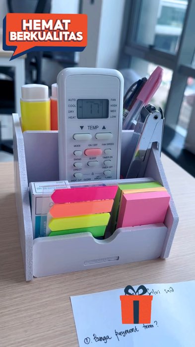 Organizer meja estetik #RacunShopee #organizedhome #tempatpenaalatkantor #shopeevideo