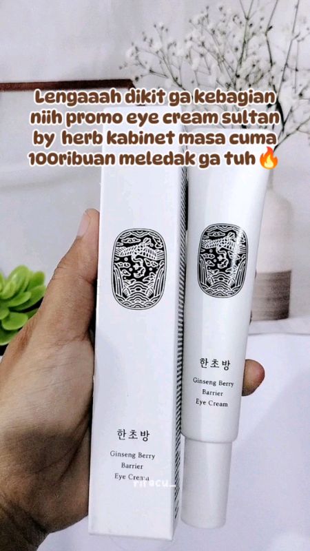 herb kabinet ginseng berry eye cream #herbkabinet #eyecream #eyescream #RacunShopee #SpillRacunShopee #BadaiTapiBudget #TermurahDiShopee #fyp