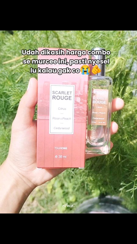 parfum unisex scarlet rouge #parfumviral #edpperfume #SpillRacunShopee #RacunShopee #fyp