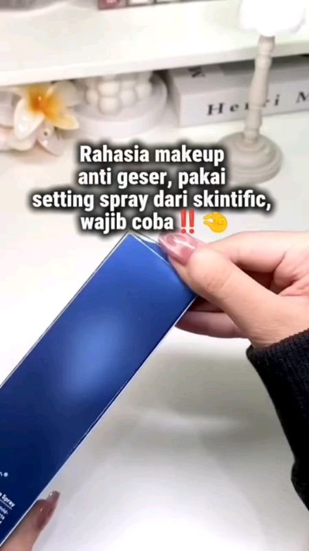 rahasia makeup tahan & anti geser #SpillRacunShopee #PromoNonStop #skintificsetting #skintificsettingspray80ml #settingsprayskintific #settingspray
