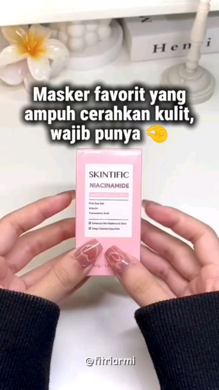 Masker cerahkan wajah dr skintific #SpillRacunShopee #PromoNonStop #skintificniacinamideclaystick #niacinamideclaystick #skintificclaymaskstick