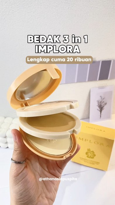 Bedak implora #SpillRacunShopee #RacunShopee #RacunShopeeCheck #bedakimplora #bedakimplora3in1 #bedakviral #bedakmurah #bedak3in1implora #makeup